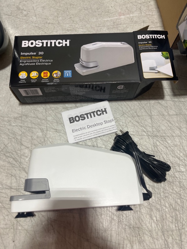 Photo 1 of Stanley Bostitch : Electric Stapler, Uses Standard Style Staples, 210 Cap,Putty -:- Sold as 2 Packs of - 1 - / - Total of 2 Each