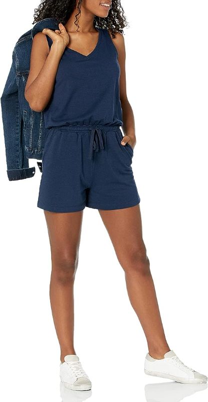 Photo 1 of Amazon Essentials Women's Studio Terry Fleece Romper - SIZE XXL
