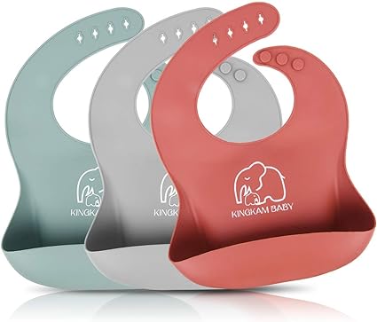 Photo 1 of Baby Bibs - Silicone Waterproof Bibs for Toddlers