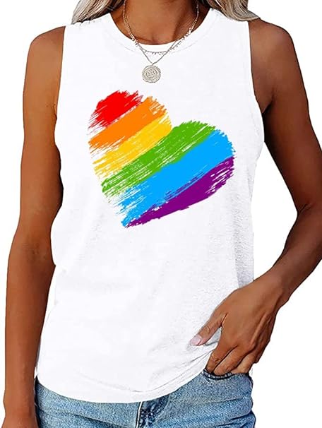 Photo 1 of ZIWOCH Womens Tank Tops Crew Neck Sleeveless Tshirts Solid Color Casual Loose Fit Tee Shirts MEDIUM 