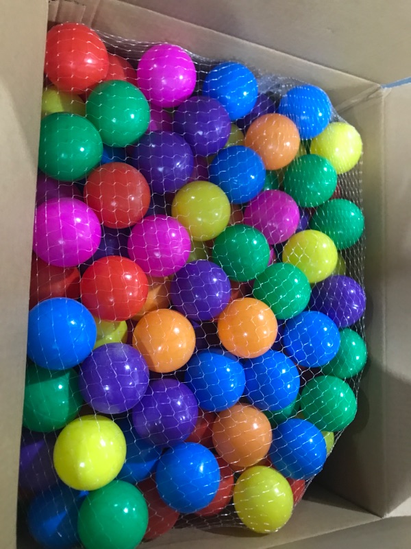 Photo 2 of bebikim Kids Ball Pit Balls 100 + 50 Count Plastic Play Pit Balls for Baby Ball Pit,150 BPA Free Colorful Pool Balls for Playpen,Kids Playhouse Party Decoration - Tent Tunnels Pit Balls (2.2") 150 balls