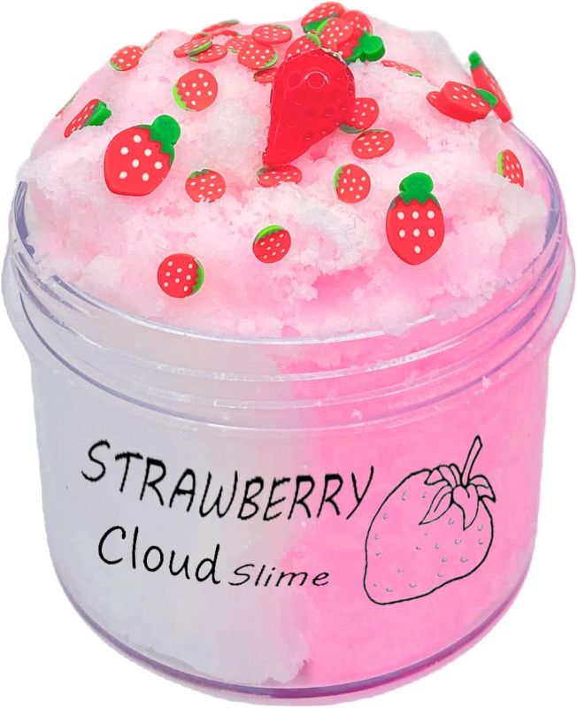 Photo 1 of 2Color Cloud Slime,Non-Sticky and Super Soft Scented Slime,Birthday Gifts Party Favors for Girl and Boys,Stress Relief Toy.
