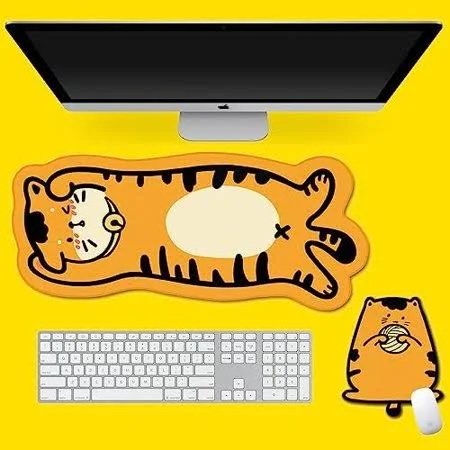 Photo 1 of Cute Mouse Pad Gaming Kawaii Desk Mat for Desktop Large Mouse Pad for Desk Keyboard & Mouse Pad Kawaii Accessories Cute Desk Accessories School Supplies Office Supplies Desk Décor