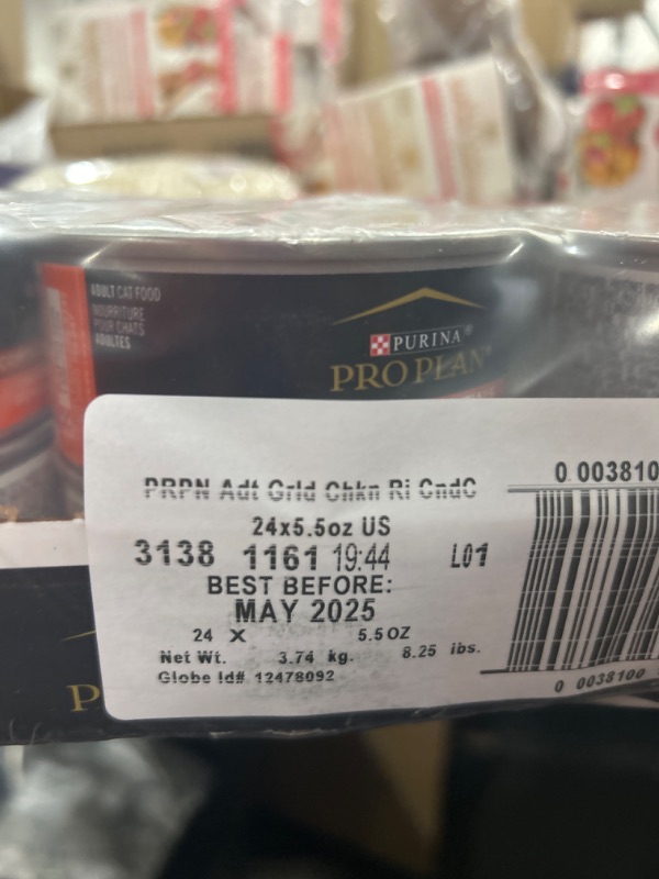 Photo 2 of Purina Pro Plan Complete Essentials High Protein Cat Food Wet Gravy, Chicken and Rice Entree - (24) 5.5 oz. Pull-Top Cans Chicken & Rice 5.5 Ounce (Pack of 24) BEST BY MAY 2025 