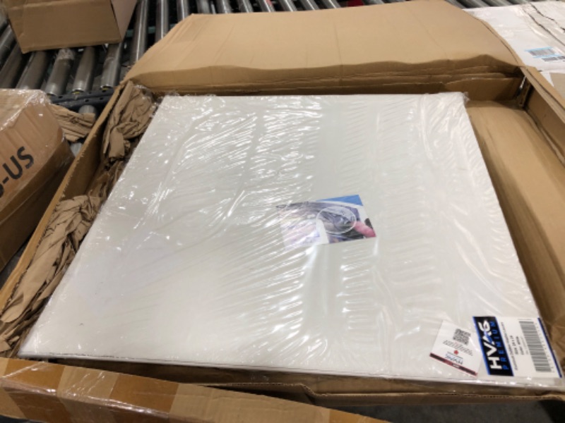 Photo 2 of 24" w X 24" h Aluminum Exterior Vent for Walls & Crawlspace - Rain & Waterproof Air Vent with Screen Mesh - HVAC Grille - White [Outer Dimensions 25.5”w x 25.5”h]