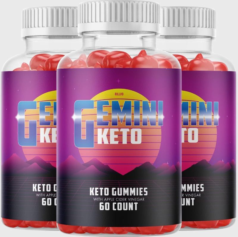 Photo 1 of (3 Pack) Gemini Keto Gummies, Advanced Ketogenic Formula, Gemini Keto ACV Gummies (180 Gummies) BB 11.23