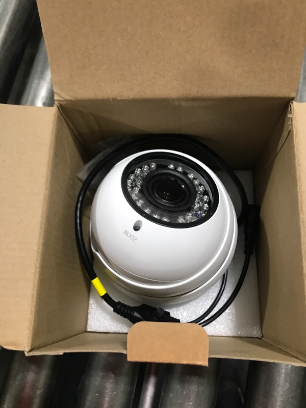 Photo 2 of Inwerang 5MP 4MP Dome Super Hybrid Security Camera HD-TVI/CVI/AHD/960H CCTV Surveillance Security Camera 2.8-12mm Varifocal Lens Outdoor/Indoor 98ft IR Waterproof Day&Night Vision Array Dome Cam