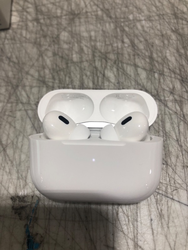 Photo 5 of Apple AirPods Pro (2nd Gen) Wireless Earbuds, Up to 2X More Active Noise Cancelling, Adaptive Transparency, Personalized Spatial Audio MagSafe Charging Case (USB-C) Bluetooth Headphones for iPhone
