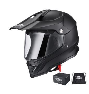 Photo 1 of AHR H-VEN35 Dual Sport Motorcycle Helmet DOT Approved Dirt Bike Off Road ATV S