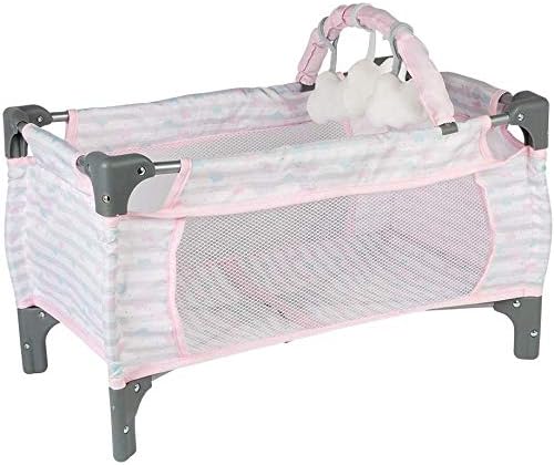 Photo 1 of ADORA Pack-N-Play Deluxe Baby Doll Crib & Easy to Convert Changing Table Set, Includes Storage Box and Removable Diaper Pad, Holds Most Dolls up to 20”
