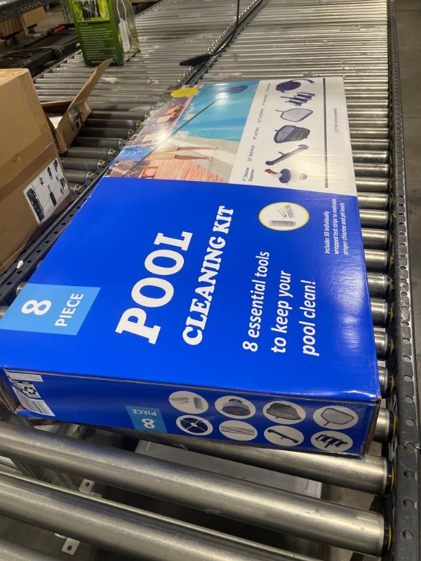 Photo 1 of 8-Piece Pool Cleaning Kit - Essential All-Season Tools