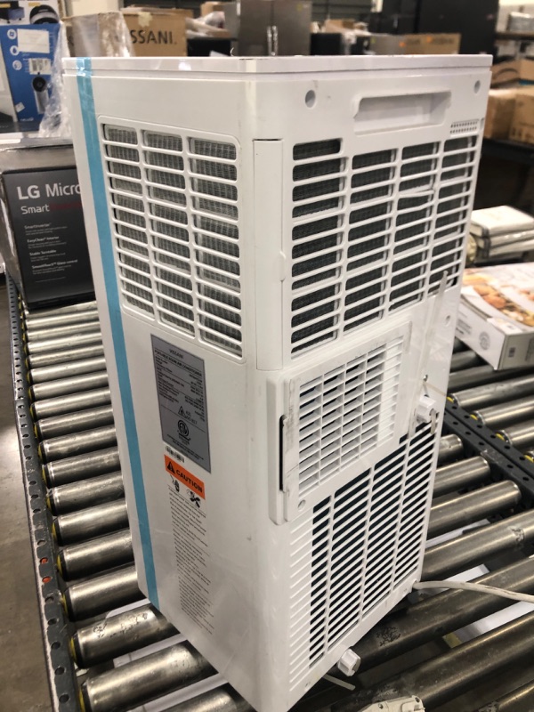 Photo 3 of 5,000 BTU 115-Volt Portable Air Conditioner with Dehumidifier Mode and Remote in White
