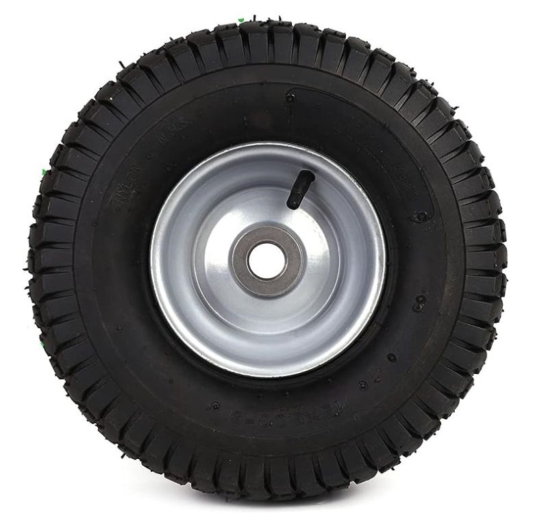 Photo 1 of 5 x 6.00-6 Tire and Wheel Set - for Lawn Tractors with 3” Centered Hub 