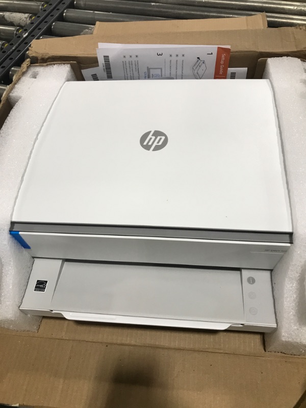 Photo 3 of HP Envy 6055e Wireless Color All-in-One Printer (Renewed White)