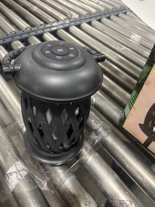 Photo 2 of Margaritaville Tiki Torch - Waterproof Bluetooth Speaker, Portable Party Speaker with Flickering LED Lights, Perfect for Travel, Parties, Yards, and Pools
