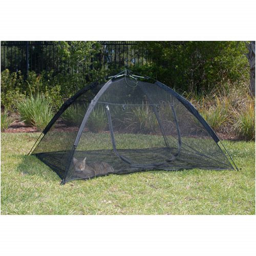 Photo 1 of  Outback Jack Happy Habitat Cat Playpen Tent AND  Outback Jack Fun Run Cat Toys, Large, Black / Yellow 