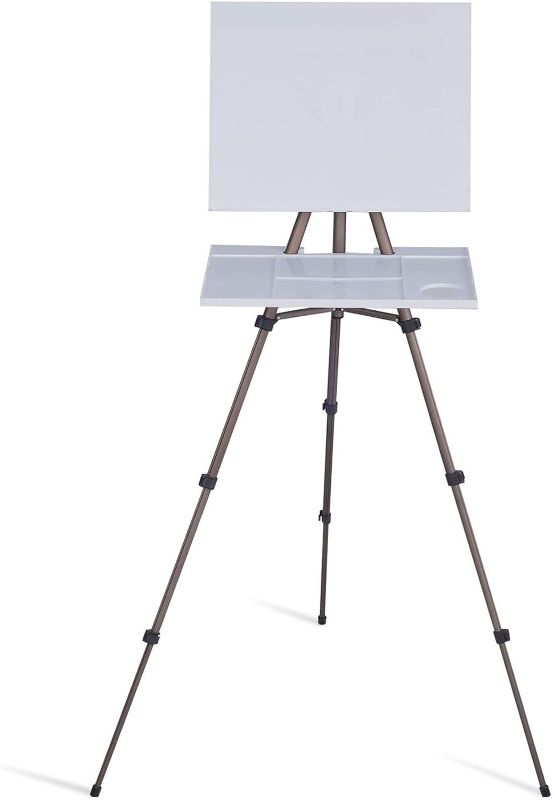 Photo 1 of  MEEDEN Travel Watercolor Easel for Plein Air Painting, Portable Lightweight Easel, Field Tripod for Outdoor Tabletop Paiting 