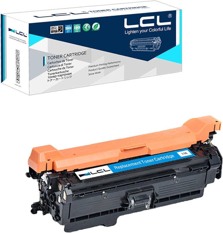 Photo 1 of  LCL Remanufactured Toner Cartridge Replacement for HP 648A CE261A CP4000 CP4500 CP4025 CP4025dn CP4025n CP4525 CP4525dn CP4525n CP4525xh (1-Pack Cyan) 