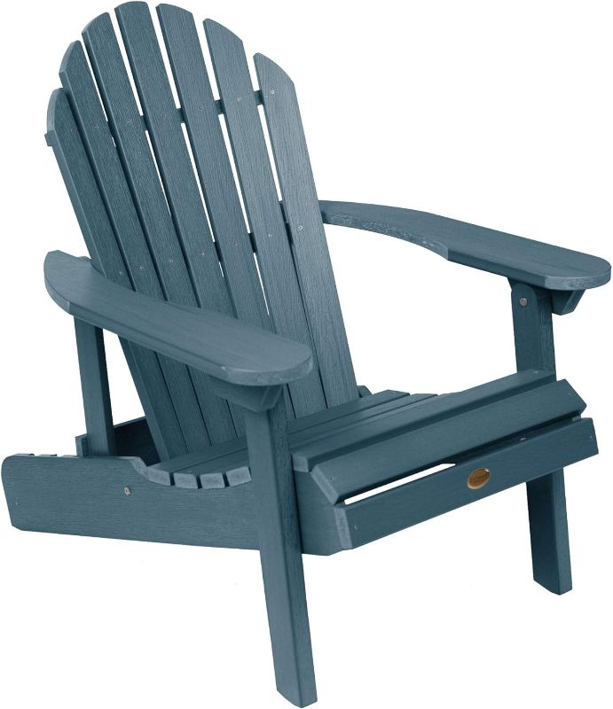 Photo 1 of  Highwood Hamilton Made in The USA Adirondack Chair, Adult Size, Nantucket Blue 