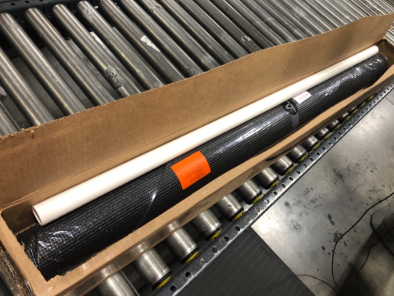 Photo 1 of FitForce Jump rope mat for concrete parquet or any ground indoor or outdoor round circle mat black Yoga mat for women or men