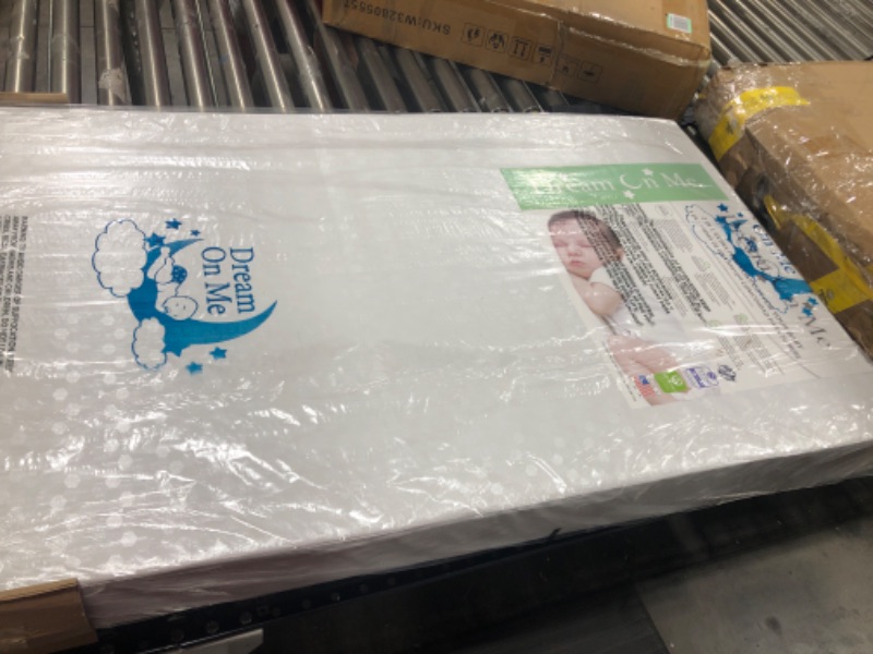 Photo 2 of Dream On Me Honeycomb Orthopedic Firm Fiber Standard Baby Crib Mattress | Greenguard Gold certified | 10 Year warranty | 5” Fiber Core Optimum Support | Infant and Toddler Mattress | Waterproof Cover