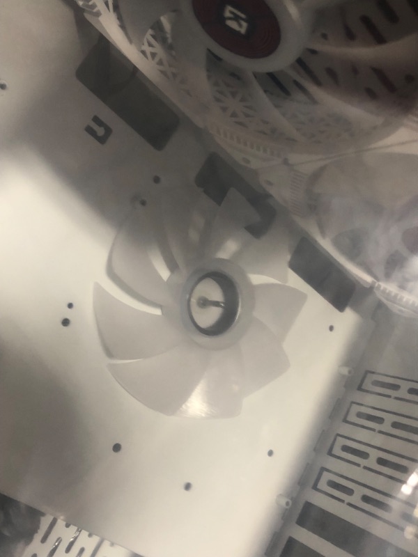 Photo 1 of KEDIERS PC Case Pre-Install 9 ARGB Fans, ATX Mid Tower Gaming Case with Opening Tempered Glass Side Panel Door Desktop Computer Case,C590 C590 white