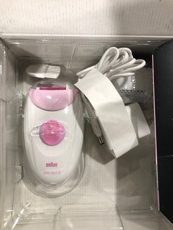 Photo 2 of Braun Epilator Silk-epil 3 3-270, Hair Removal Device, Epilator for Women, Shaver & Trimmer, Hair Removal

