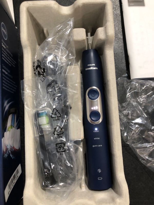 Photo 2 of Philips Sonicare ProtectiveClean 6100 Rechargeable Electric Power Toothbrush, Navy Blue, HX6871/49 Handle Only Navy Blue