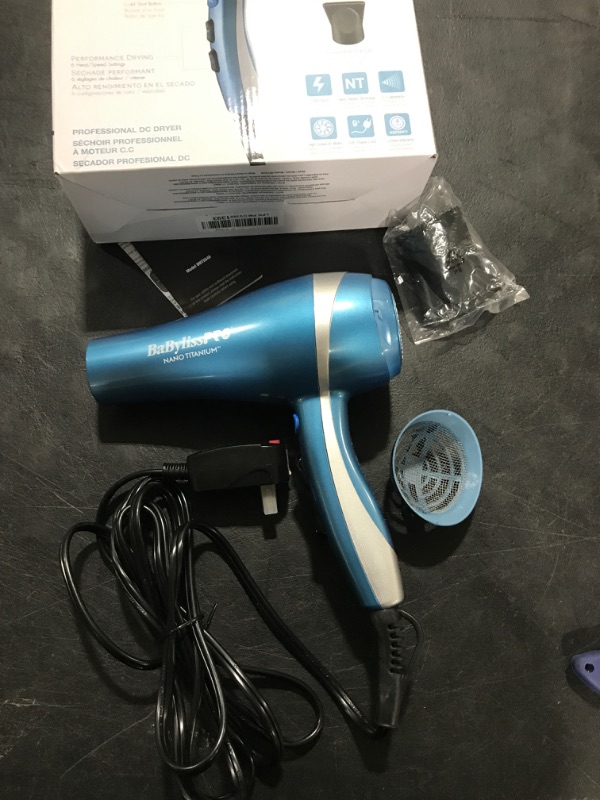 Photo 2 of BaBylissPRO Nano Titanium Hair Dryer