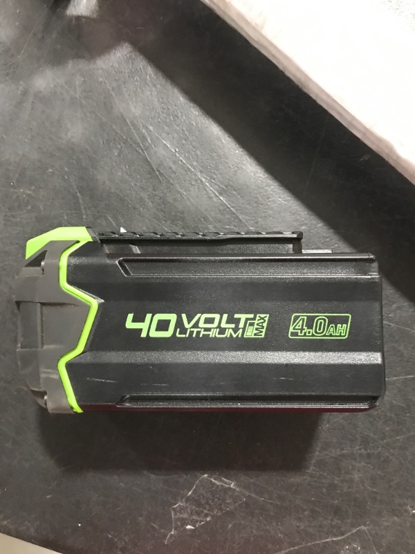 Photo 2 of Greenworks 40V 4.0Ah Lithium-Ion Battery (Genuine Greenworks Battery)