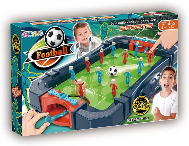 Photo 1 of Classic Desktop Ejection Football Match. Strategy Board Games for Kids, 2 Player for Family and Kids, Ages 8 and Up.Fun Gifts for Boys and Girls. 