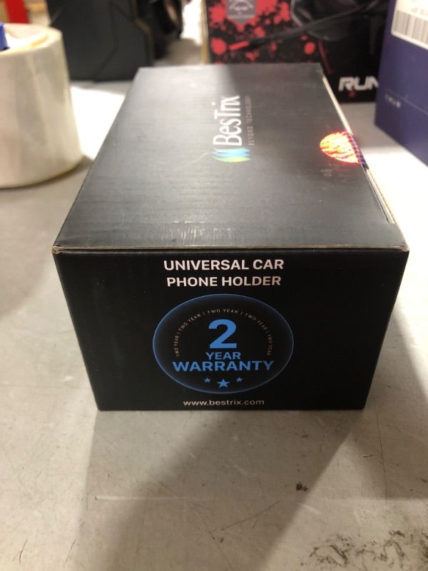 Photo 1 of Bestrix Phone Holder for Car, Phone Mount for car Car Phone Mount, Cell Phone Car Phone Holder Compatible with iPhone 14 13 12 Pro, Xr,Xs,XS MAX,XR,X, Galaxy S22 & All Smartphones (Cradle)