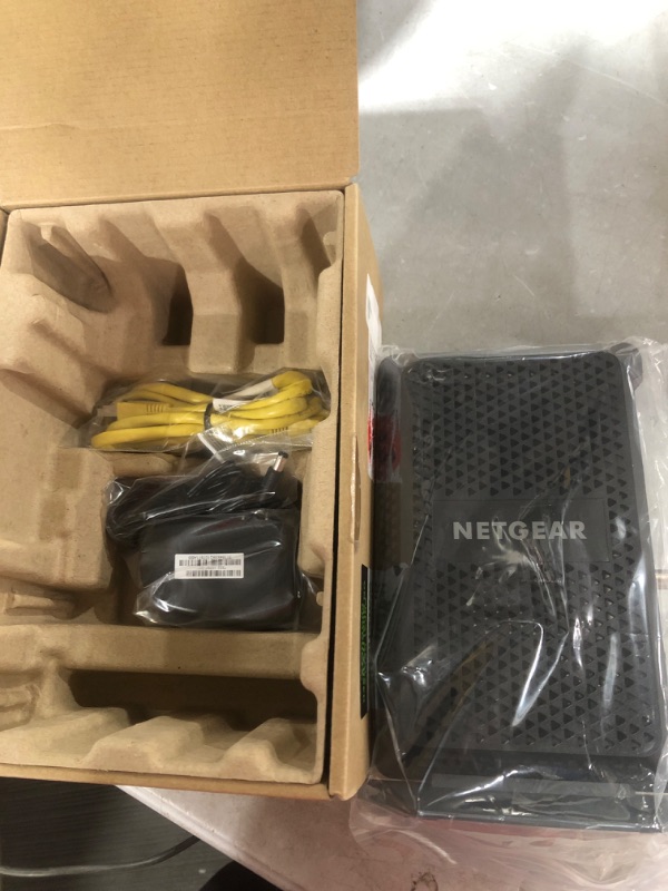 Photo 1 of NETGEAR Cable Modem DOCSIS 3.1 (CM1000) Gigabit Modem, Compatible with All Major Cable Providers Including Xfinity, Spectrum, Cox, For Cable Plans Up to 1 Gbps,Black
