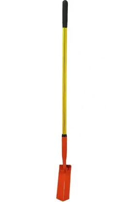 Photo 1 of 48 in. Classic Fiberglass Trenching Shovel with Heavy-Duty V-Type Steel Blade and Cushion Grip Handle
