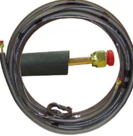 Photo 1 of 1/4 in. x 1/2 in. x 15 ft. Universal Piping Assembly for Ductless Mini-Split
