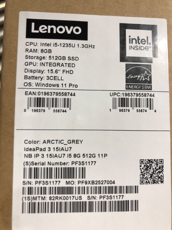 Photo 3 of Lenovo - 2022 - IdeaPad 3i - Essential Laptop Computer - Intel Core i5 12th Gen - 15.6" FHD Display - 8GB Memory - 512GB Storage - Windows 11 Pro