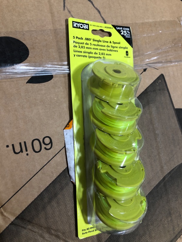 Photo 1 of 0.080 in. Replacement Auto-Feed Line Spools (5-Pack)
