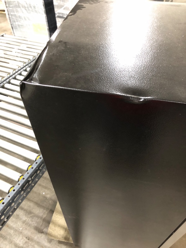 Photo 1 of 7.1 cu. ft. Top Freezer Refrigerator in Stainless Steel Look