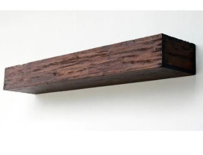 Photo 1 of 24 in. Distressed Floating Shelves (2-Piece)
