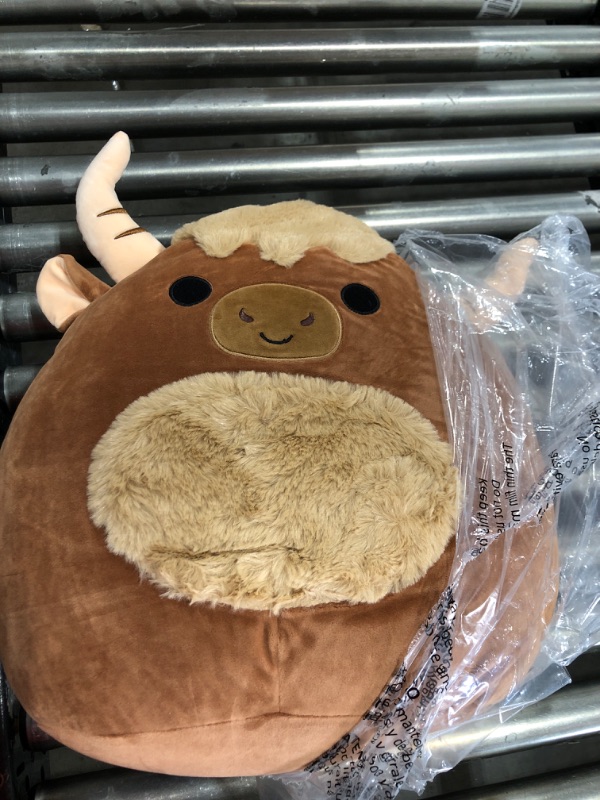 Photo 2 of Squishmallow Official Kellytoy Squishy Soft Plush 16 Inch, Marshal The Highland Cow