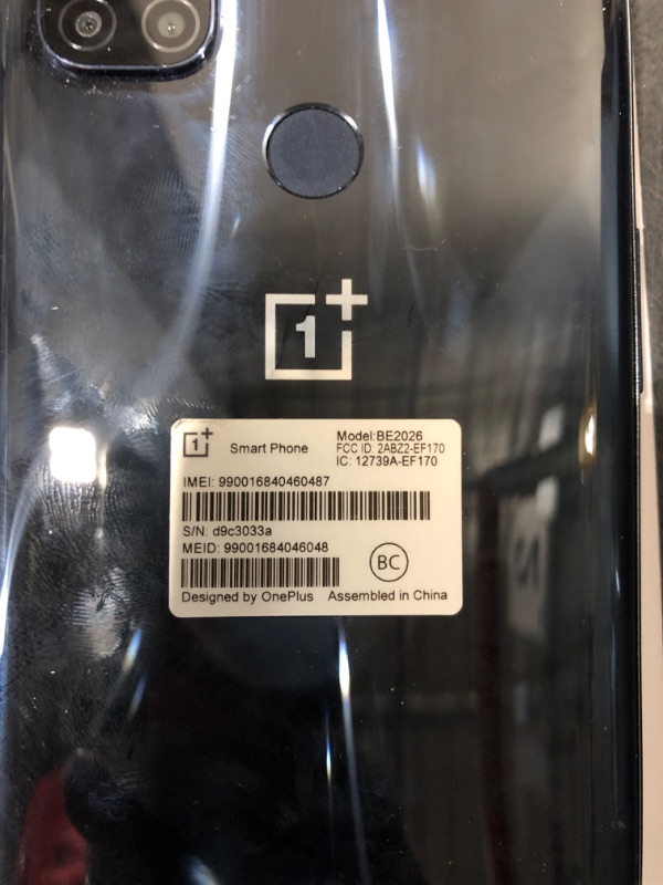 Photo 3 of OnePlus Nord N10 5G Unlocked Smartphone, Midnight Ice?, 90Hz Refresh Rate, 6GB RAM + 128GB storage, US Version, Model BE2026