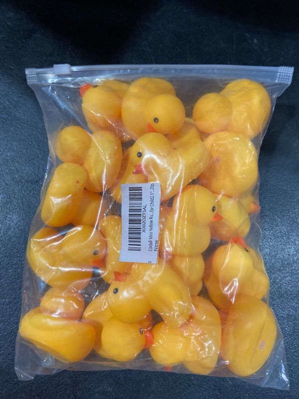 Photo 2 of Codall Mini Yellow Rubber Bath Ducks for Child?2.1", 20pcs?