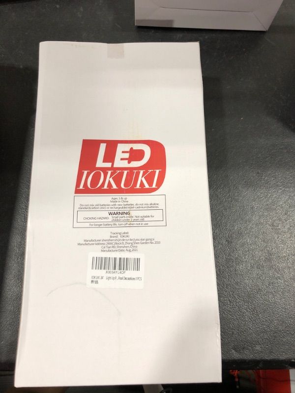 Photo 2 of IOKUKI 24” Light Up PVC Inflatable Christmas Ball with Large Weight Stand Firmly on The Yard, Large Outdoor Decorated Ball with Rechargeable Light, Remote & Air Pump for Yard & Pool Decorations 1 PCS Style 7- Red Rechargeable