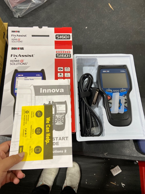 Photo 2 of INNOVA 5160RS, OBD2 Bidirectional Scan Tool, OE-Level All System Diagnostics, Reset Oil Light/Battery/EPB/SAS/DPF, Mechanic Recommended Fixes & Parts, TSBs, 