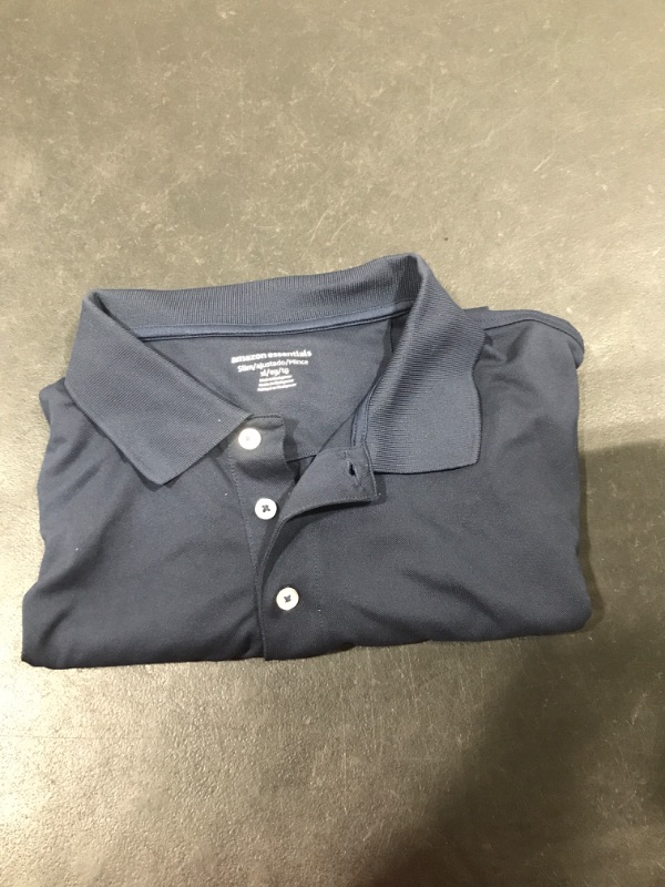 Photo 2 of Amazon Essentials Men's Regular-Fit Quick-Dry Golf Polo Shirt (Available in Big & Tall) SIZE XL 