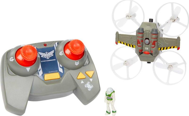 Photo 1 of Hot Wheels Rc Space Ranger Jetpack & Buzz Lightyear Figure, Remote-Control Flying Ship From Disney and Pixar Movie Lightyear