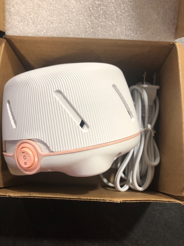 Photo 2 of Yogasleep Dohm (White,Pink) The Original White Noise Machine, Relaxing Natural Sound From a Real Fan, Noise Cancelling For Office Privacy, Sleep Aid For Adults & Baby, Travel Size Pink Noise Machine