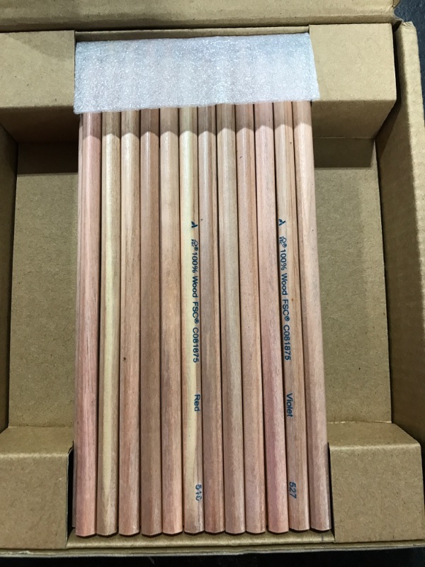 Photo 2 of Amazon Aware Colored Pencils, Pre-Sharpened, 24 pack