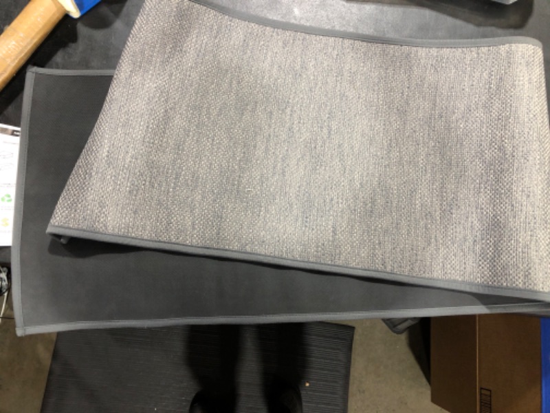 Photo 1 of 68x17" Grey Runner rug 