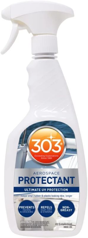 Photo 1 of 303 Marine Aerospace Protectant – UV Protection – Repels Dust, Dirt, & Staining – Smooth Matte Finish – Restores Like-New Appearance – 32 Fl. Oz.